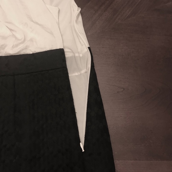 Loft silk & texture cocktail dress - Picture 6 of 7